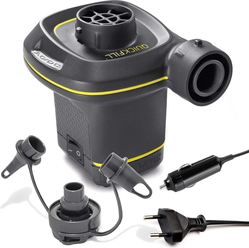 Fini la fatigue avec la pompe électrique Intex 66634 pour tout gonfler