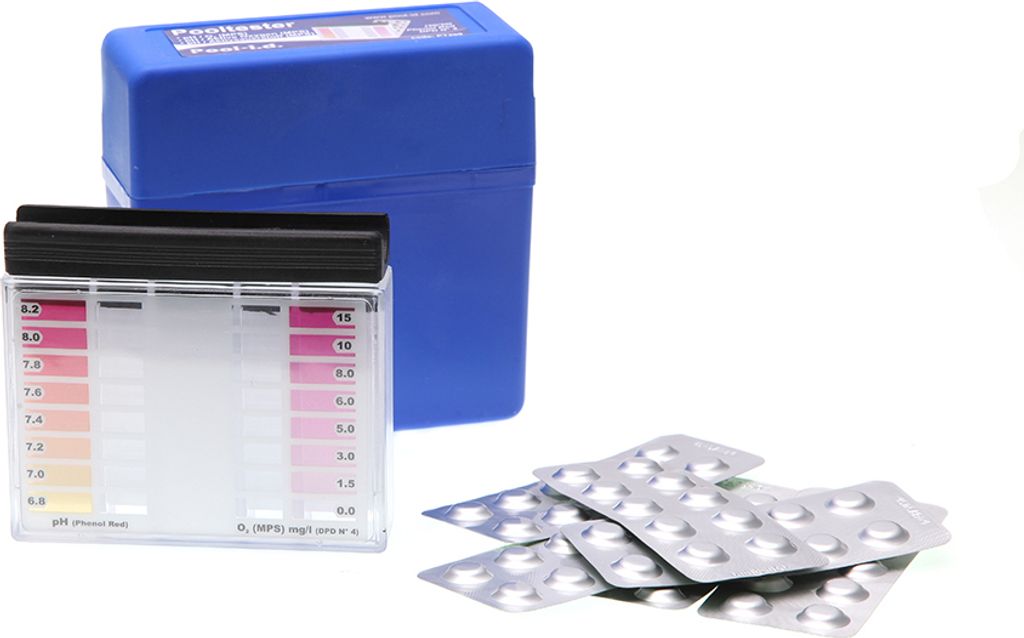 Water-ID Rapid Tester mit 60 Reagenzien Aktivsauerstoff und pH