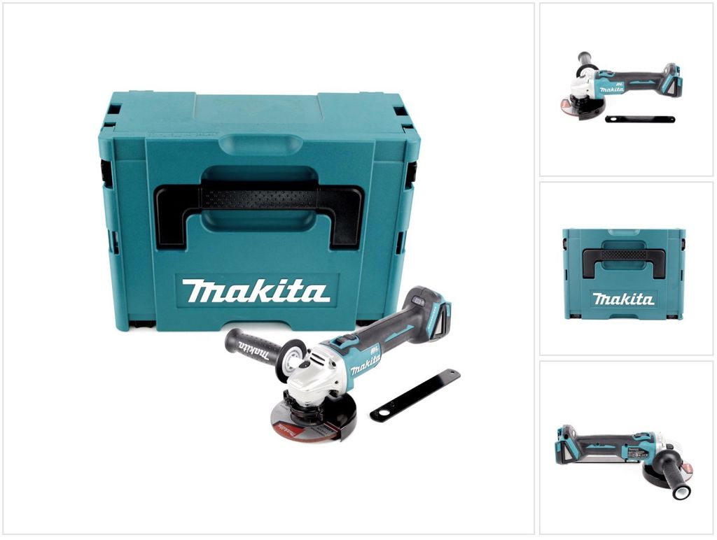 Makita DGA506ZJ, 8500 ot/min, 12,5 cm, Batérie, 2,6 kg Obrázok produktu 