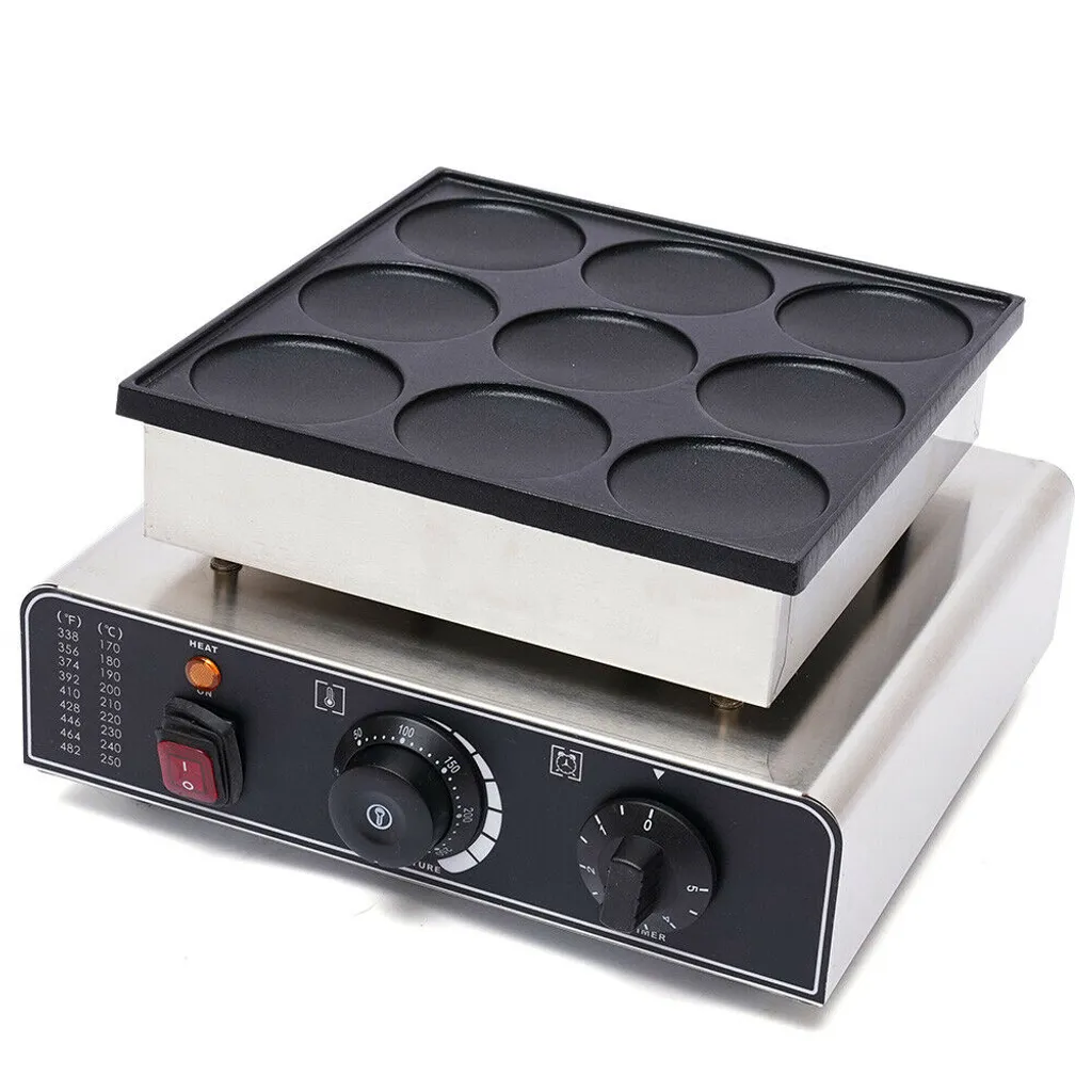 Machine à gaufres sucettes 9 portions pour une cuisine créative et fun