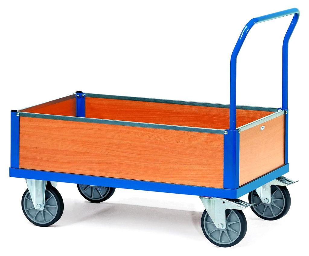 Transportgeräte mttdc2562 F 500 Wagen Transport, Semi geschlossen, 600 kg Belastung, 1000 mm x 700 mm Plattform