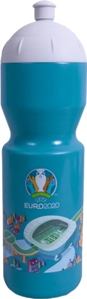 UEFA Champions League - Wasserflasche "Euro 2020" CS258 (Einheitsgröße) (Türkis/Weiß)