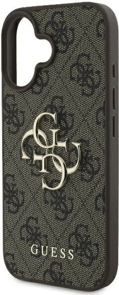 Guess Leather Case For IPhone 16 Pro, Black