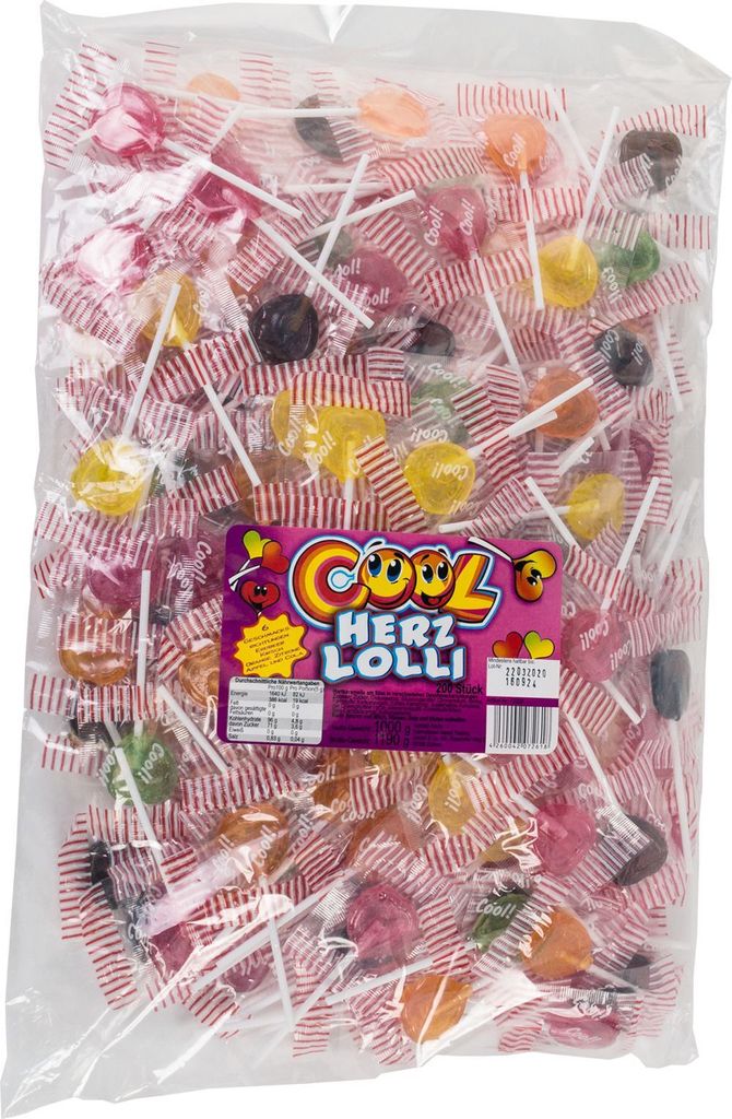 COOL 506918 Cool Coeur Sucette 200 pièces Image du produit 