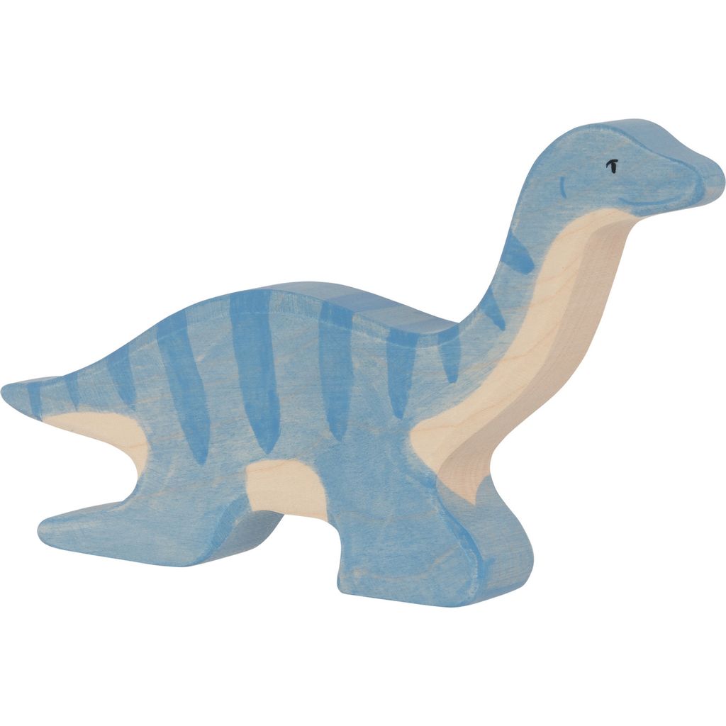 Holztiger 80609 Plesiosaurus ca. 19 x 2,3 x 10,8 cm, Holz