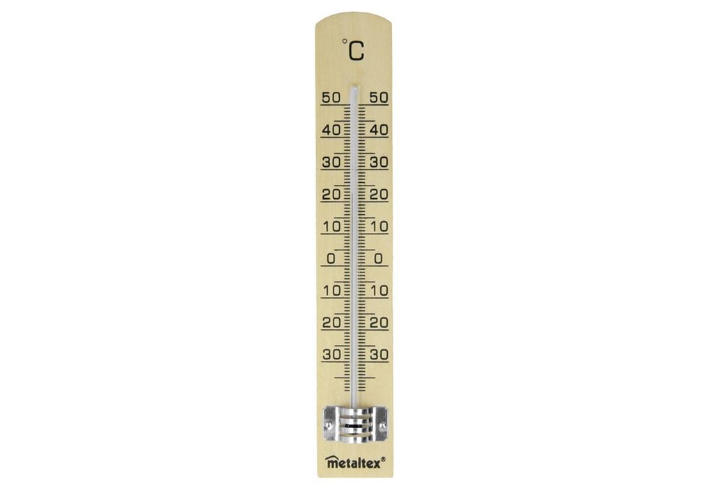 METALTEX 298005080 Innenthermometer, Buchenholz Produktbild 