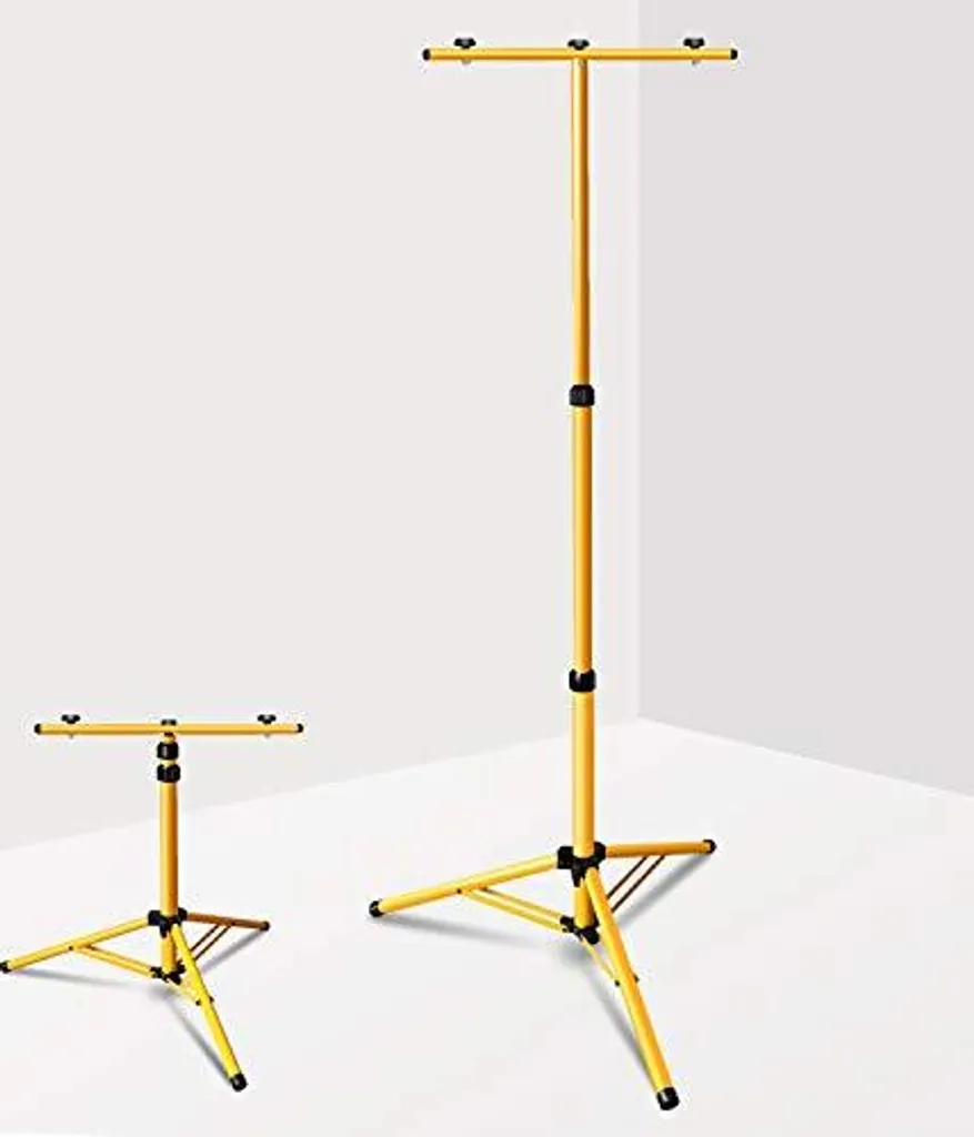 Karpal Trépied pour Projecteur LED de Chantier Télescopique Jaune