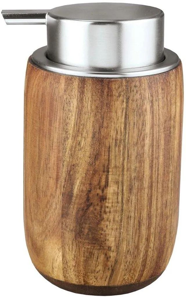 Coupelle décorative en acacia foncé avec design organique artisanale