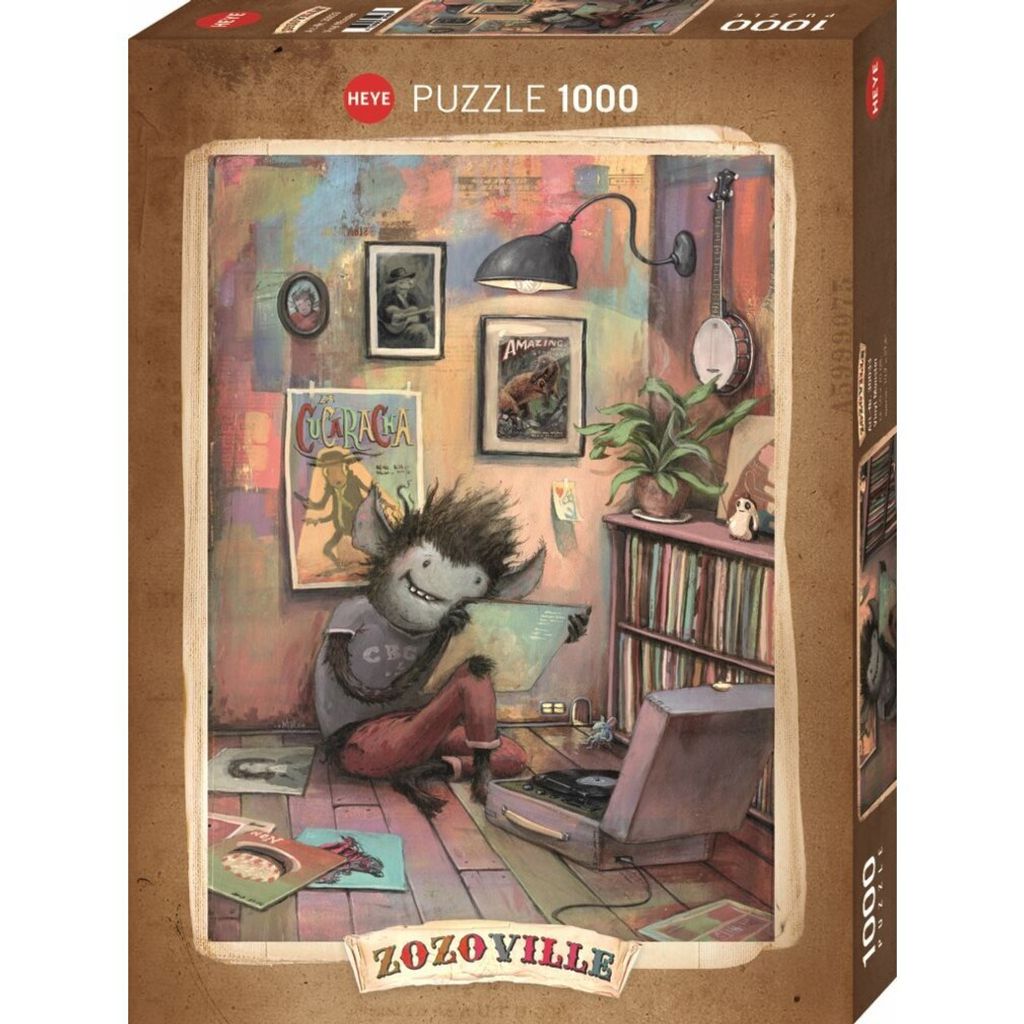 HEYE Puzzle Zozoville: piastrella in vinile 1000 pezzi Immagine del prodotto 