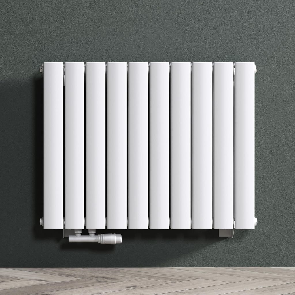 Mai & Mai Badheizkörper flach 77x60cm in Weiß Produktbild 