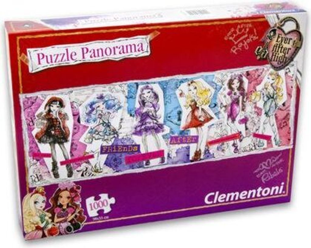Clementoni Puzzle Immer Nach Hochpanorama 1000 Teile Ever After Higt