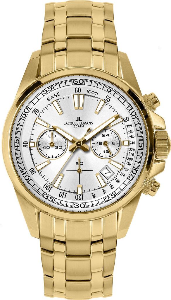 Jacques Lemans 1-2117N Liverpool Chronograph Herrenuhr 44mm 20ATM