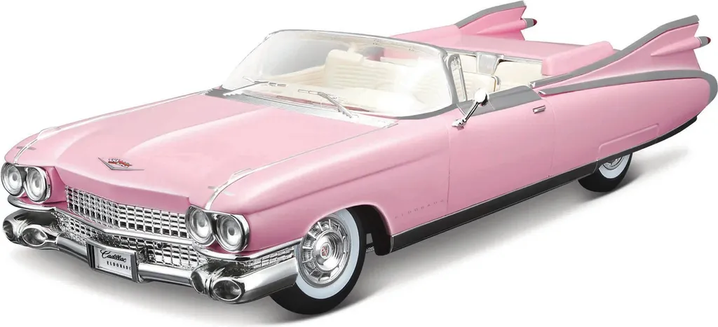 Voiture miniature de collection Cadillac Eldorado 1:18 Maisto rose