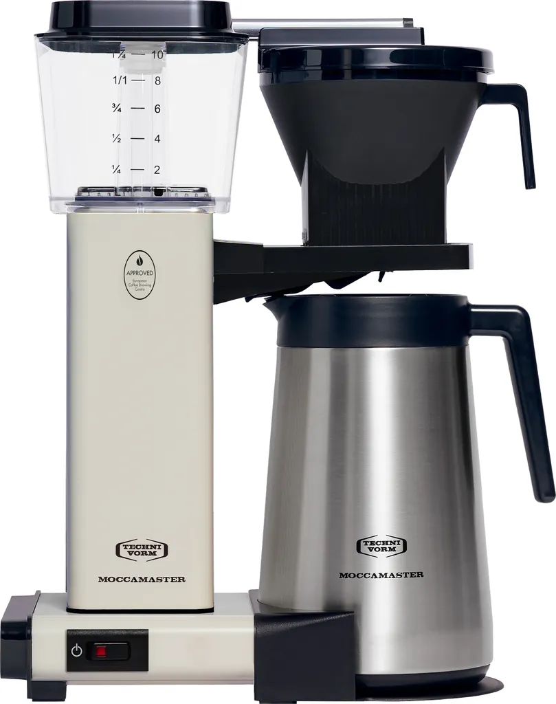 Moccamaster KBGT Off-White : Fini le Café Brûlé avec cette Cafetière Thermos