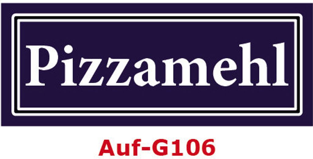 150 Stück Gewürzaufkleber Pizzamehl 40x16mm Gewürzetiketten Sticker Lebensmittel (Auf-G106)