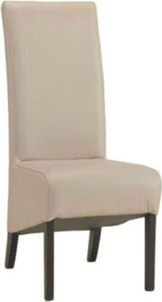 Design Sessel Polster Set 2x Stuhl Holz Stühle Gastro Esszimmer Neu 100% Leder