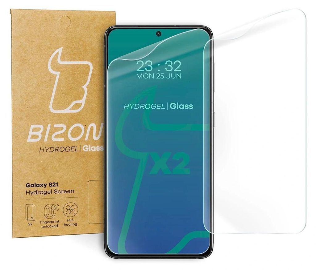 Bizon Glass Hydrogel Displayschutzfolie, Galaxy S21, 2 Produktbild 