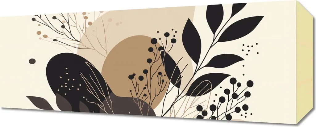 Habiller un Mur Vide avec le Tableau Panoramique Nature 50x20 cm Élégant