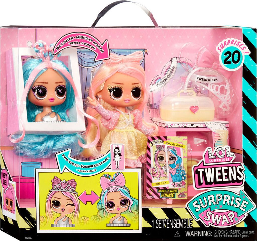 LOL Surp.Tweens Swap Fashion Doll-Braids Produktbild 2
