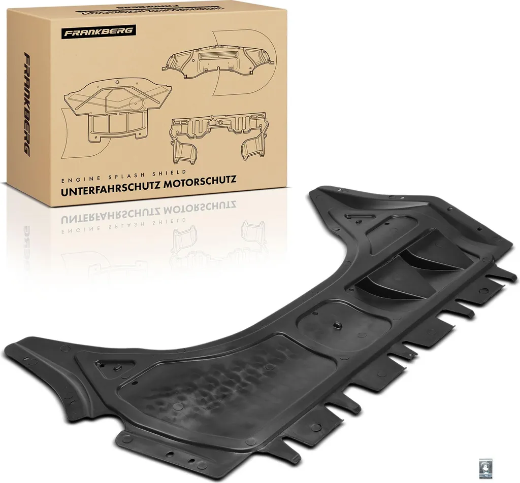 Plaque de Protection Châssis Frankberg Noire pour VW Passat 2009-2017