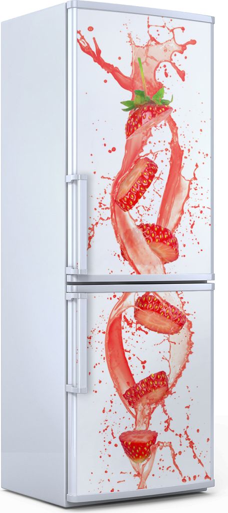 Magnete Dekorative - 70 cm x 190 cm - Küche - Magnetmatte Kühlschrankmagnete - Splash Früchte Spritz