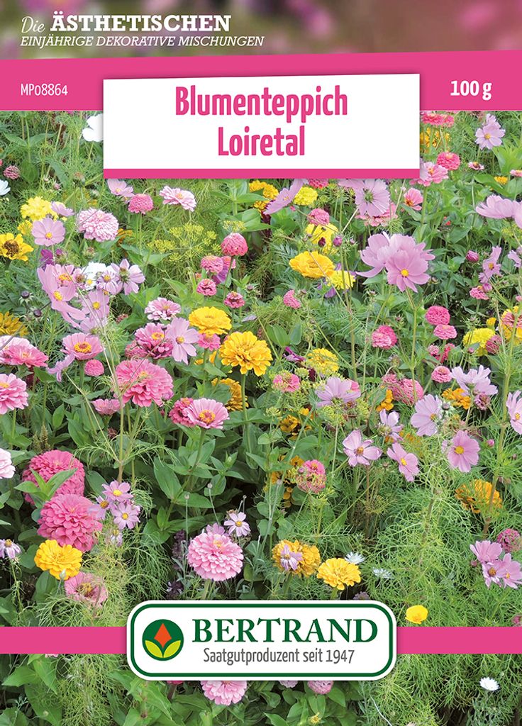 Blumenwiese Blumenteppich Loiretal (100 g) | Blumensamen von Bertrand