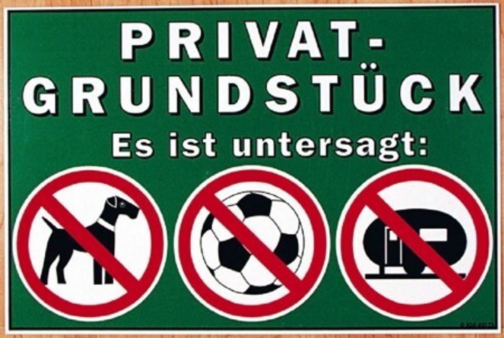 Verbotsschild - PRIVATGRUNDSTÜCK - Gr. ca. 60 x 40 cm - 308850