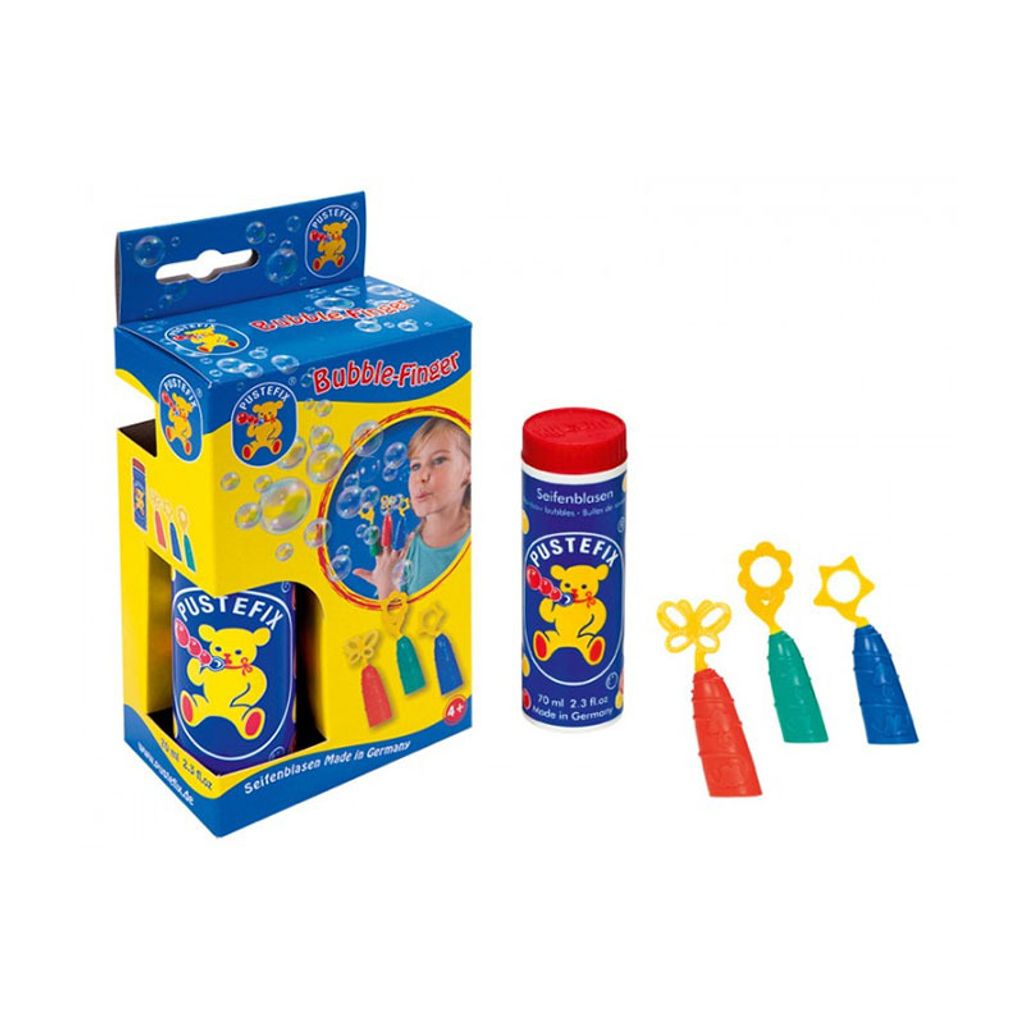 Pustefix 3 Bubble-Finger Seifenblasen 70ml Produktbild 