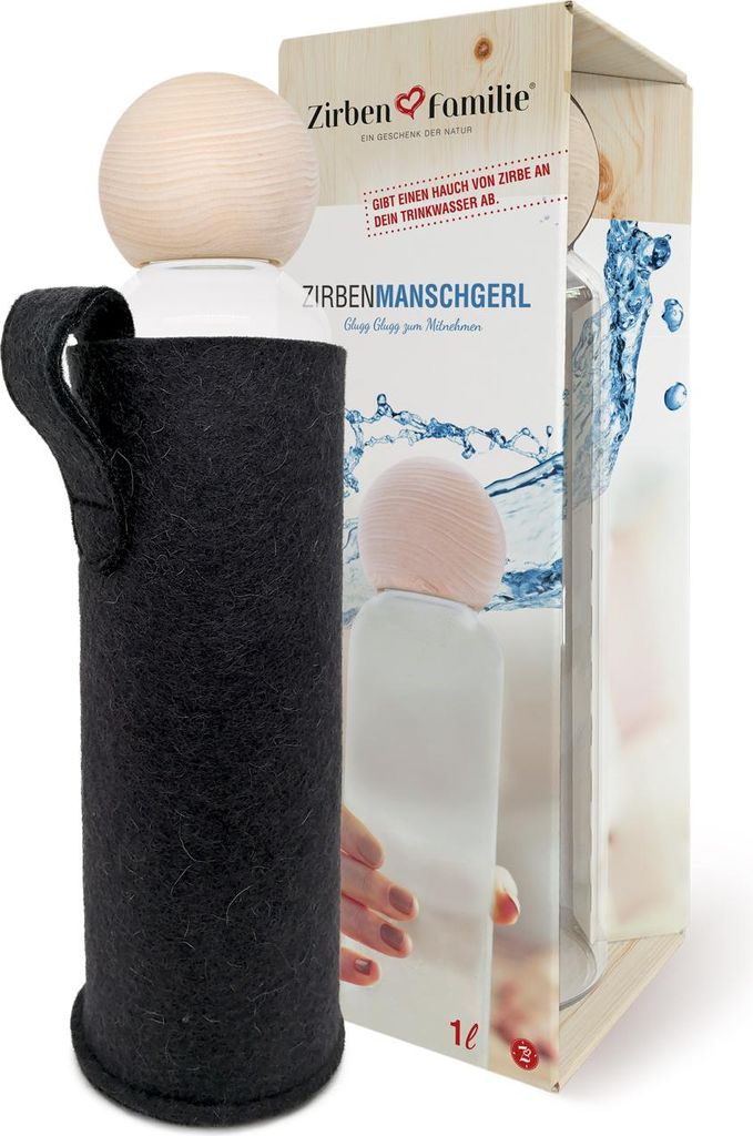 Original ZirbenManschgerl Trinkflasche 1,0 Liter