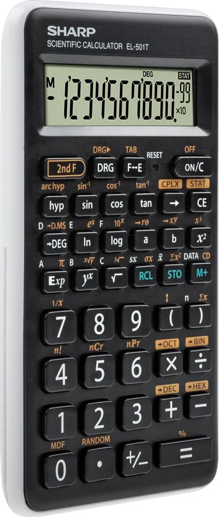 SHARP kalkulačka - EL-501T - bílá (balení box) - 2