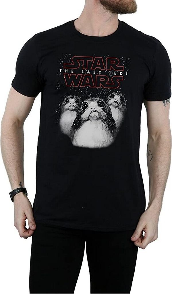 Star Wars: The Last Jedi - T-Shirt für Herren BI1091 (S) (Schwarz)