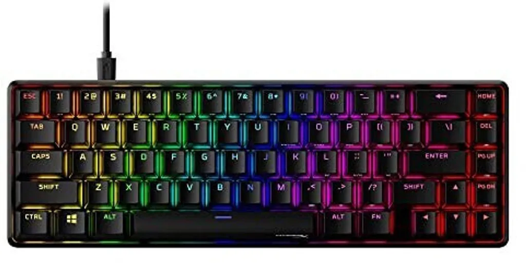 Clavier Mécanique Compact : HyperX Alloy Origins 65 Aqua Tactile