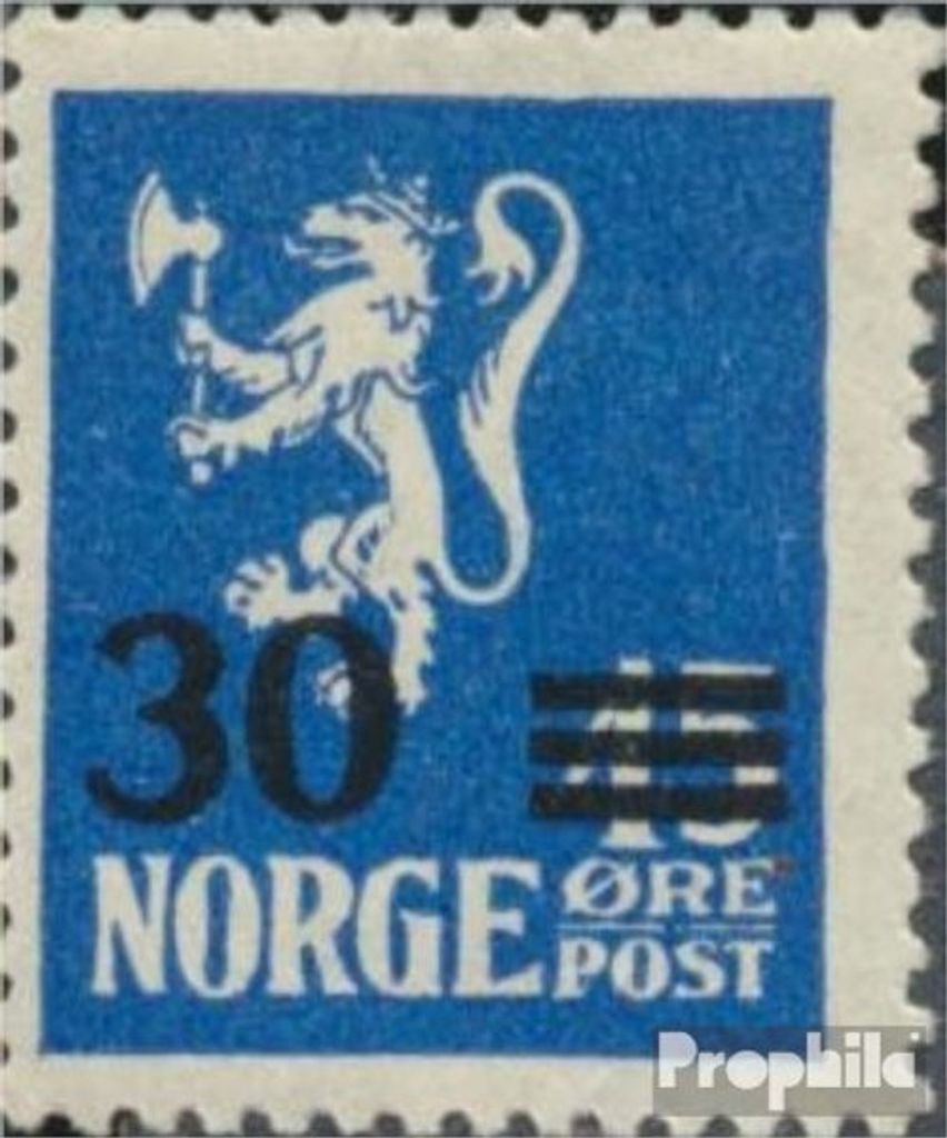 Briefmarken Norwegen 1927 Mi 134 gestempelt Aufdruckausgabe
