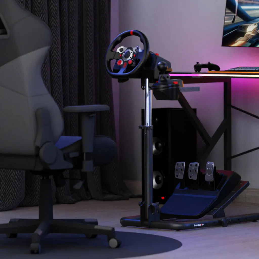 Support de Volant Logitech et Thrustmaster pour Cockpit Maison - 15