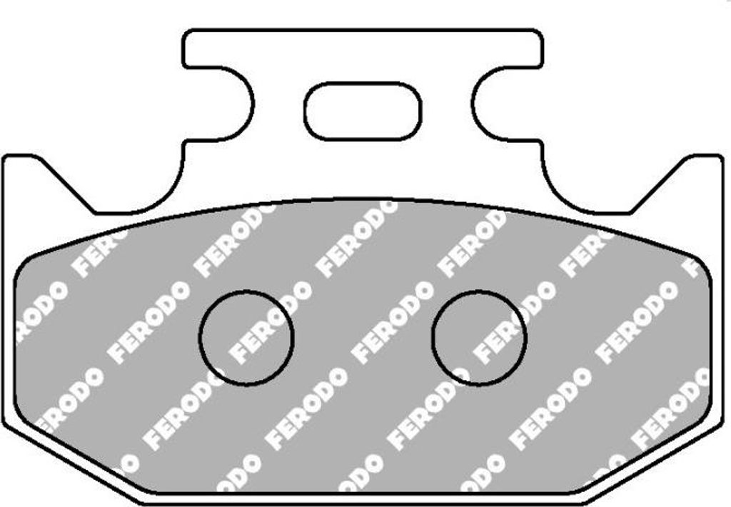 FERODO Bremsbeläge Satz Hinten FDB659SG