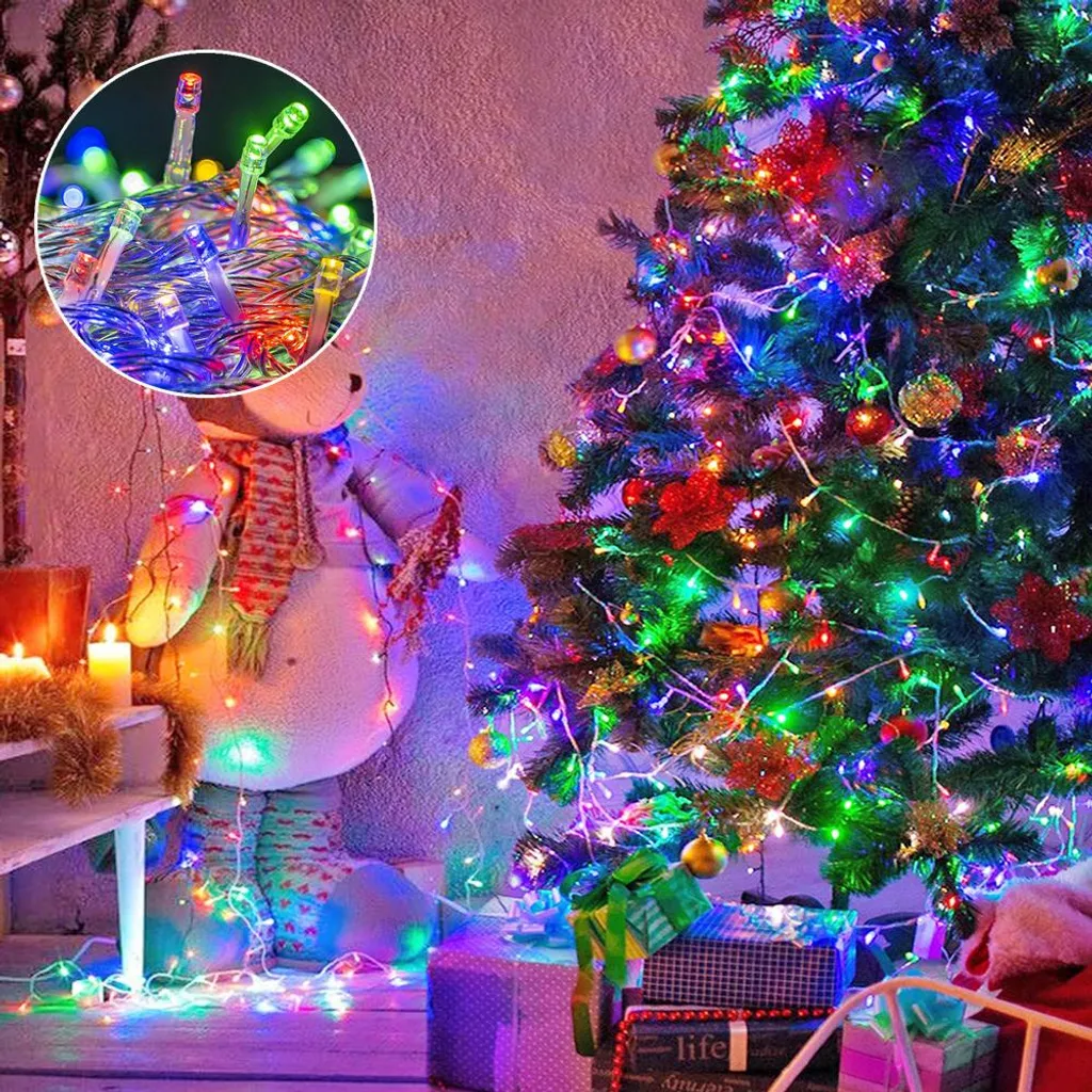 Catena Luminosa 100 Metri 800 LED IP44 - Luci Natale per Esterni
