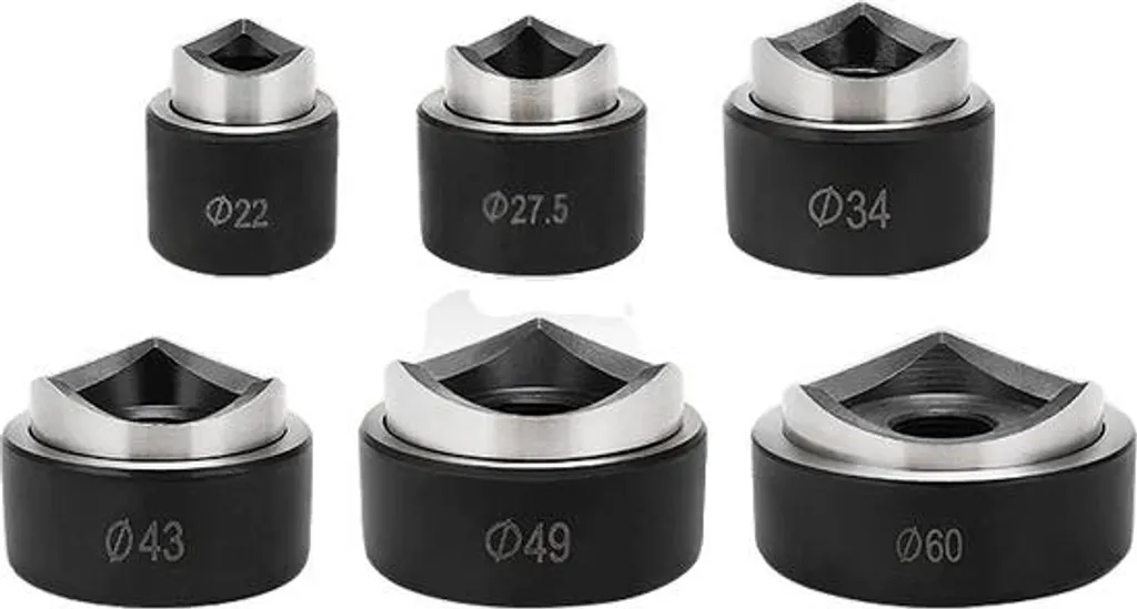 Punzonatrice Idraulica Manuale 63-114mm | Kit Perforatore Lamiera 15T