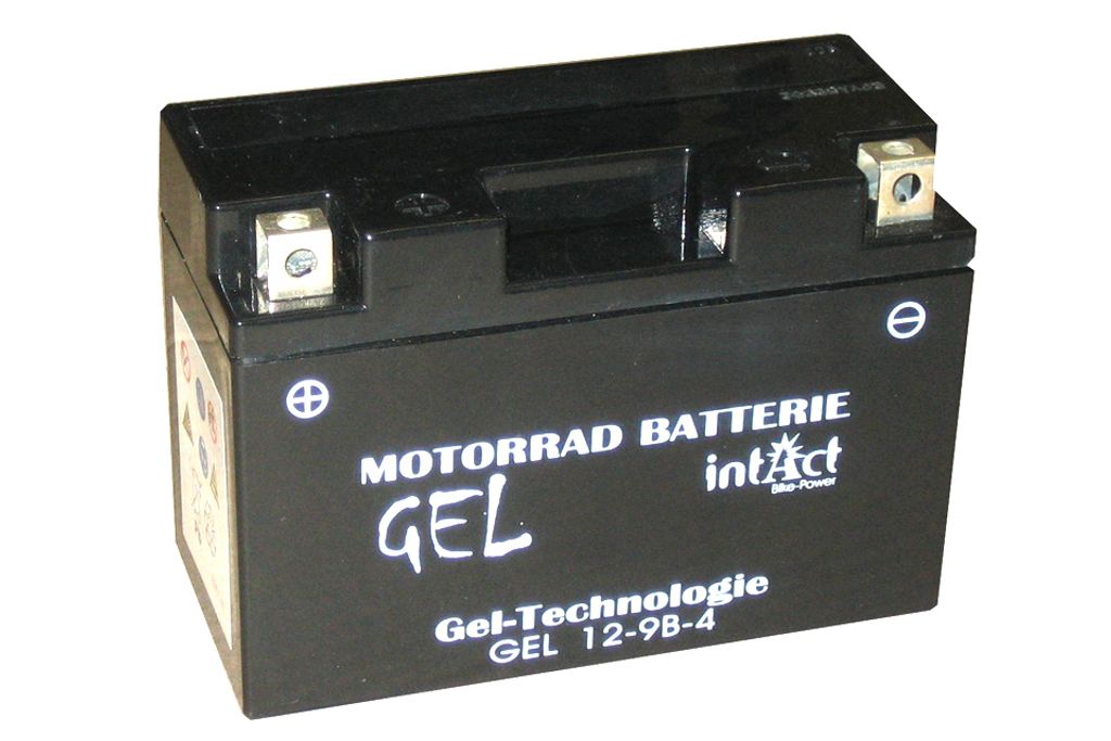 intAct Batterie Bike Power Gel - 30% Mehr Startleistung, Auslaufsicher