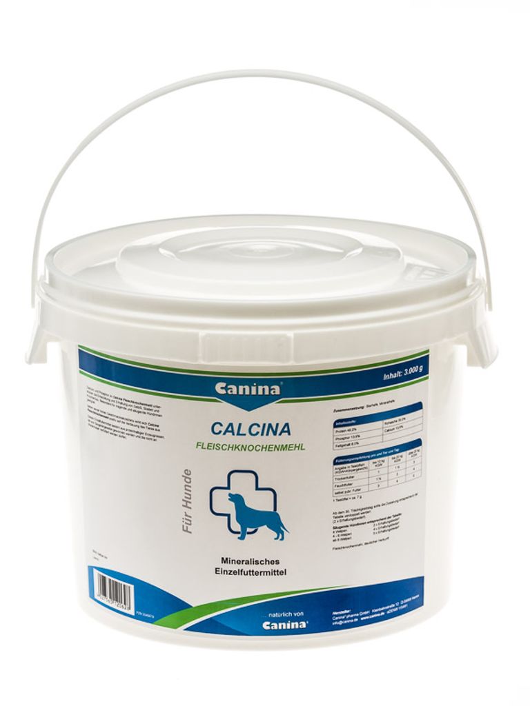 3 kg Canina Calcina Fleischknochenmehl Hund Produktbild 