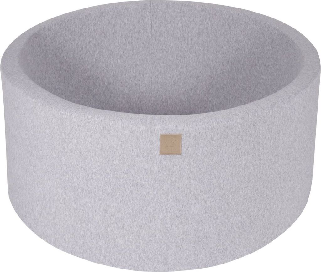 Ronde Ballenbak zonder ballen - 90x40 cm - Licht Grijs