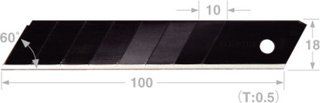 Tajima Ersatzklingen für Cutter (Breite 18 mm, 50 Stück in Produktbild 7