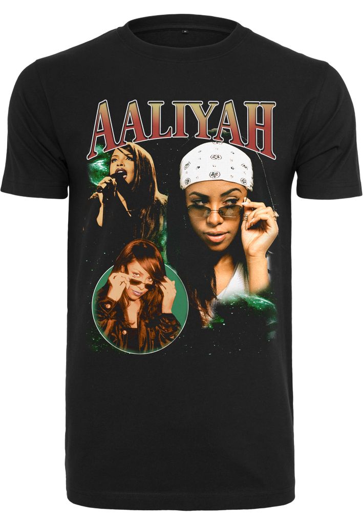 Aaliyah Retro Oversize Tee black XS