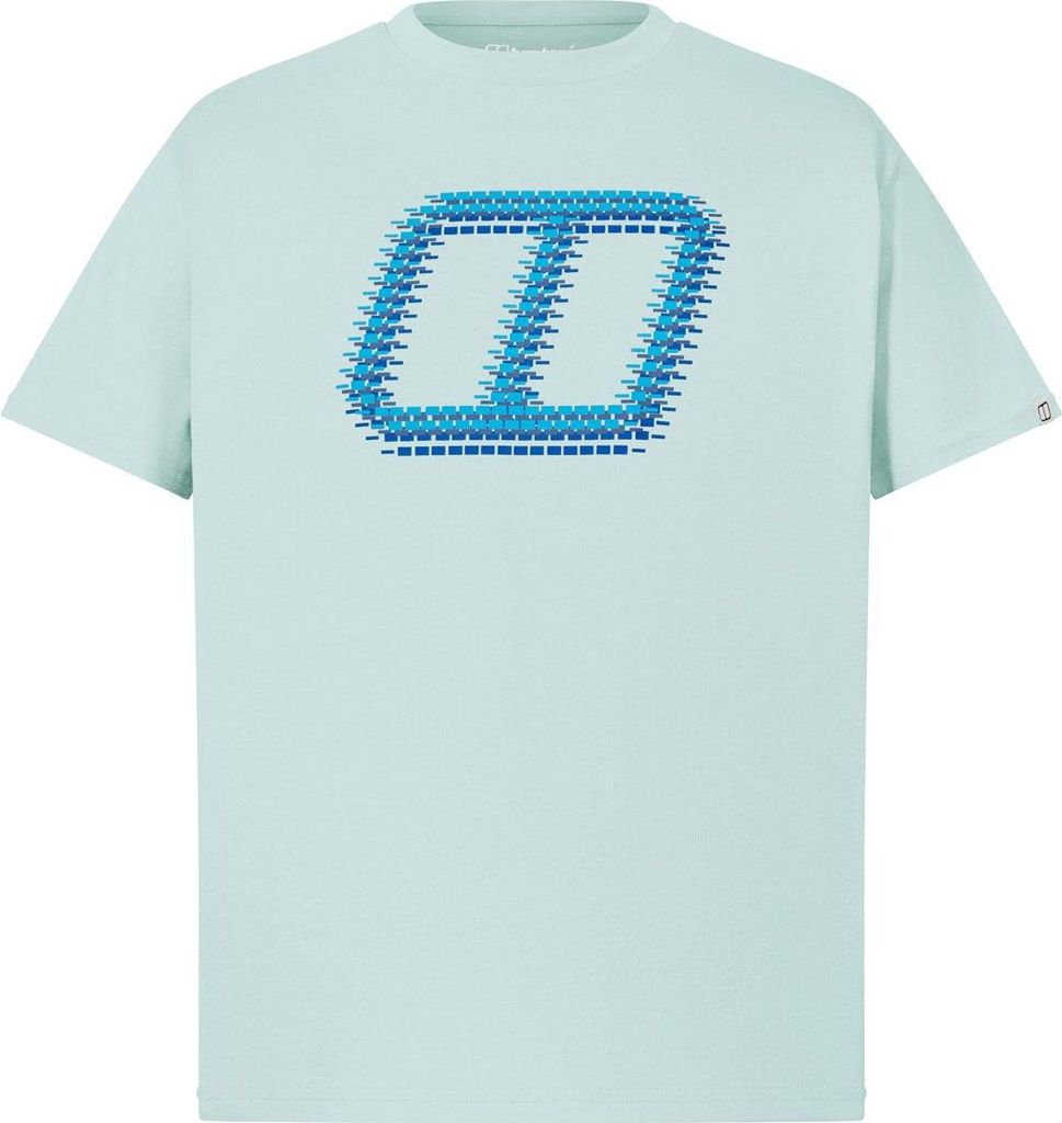 Berghaus Glitched Blocks T-Shirt für Herren - Berghaus, Farbe:LZ1-EVERNIA GREEN, Größe:UK XL // DE 55