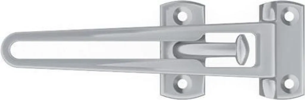 Entrebâilleur de sécurité Modern P4 SOCONA - Chrome satiné - Robuste