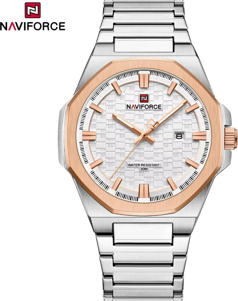 Montre femme acier montre analogique chic coloris argent et rose