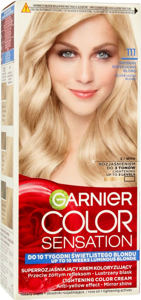 GARNIER Color Sensation Haarfarbe 111 Silber Super Hellblond