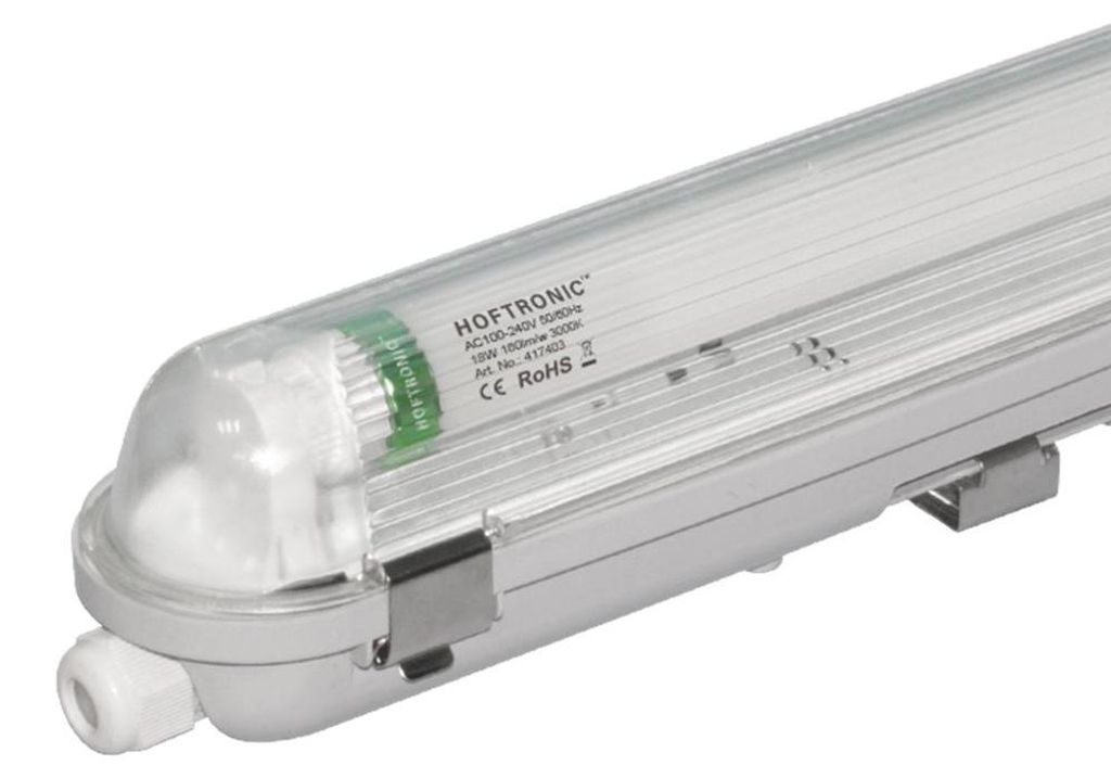 hoftronic LED Feuchtraumleuchte 150cm T8 30W 4800lm 3000K Produktbild 