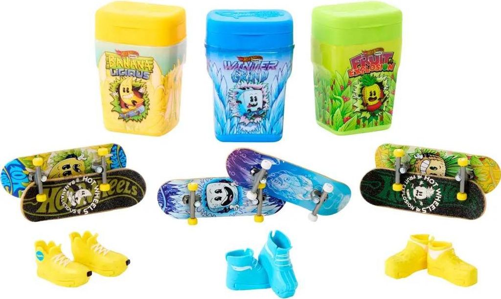 Mattel Hot Wheels Skate Gum Container 2-Pack Asst