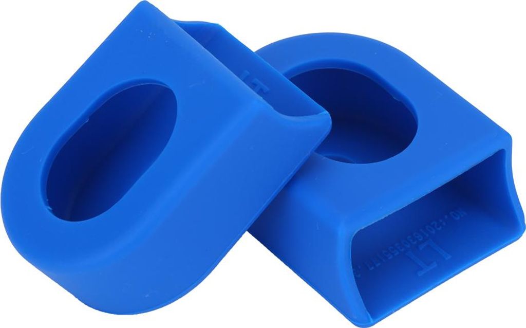 1 Paar 2 PCs Kurbel Arm Protective Soft Deckhärme Stiefel Bike Accessoire (blau)