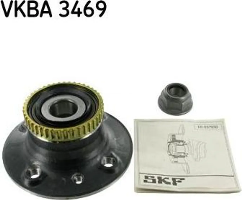 Kit Roulement de Roue SKF VKBA 3469 OE 7701204689 pour Renault Laguna